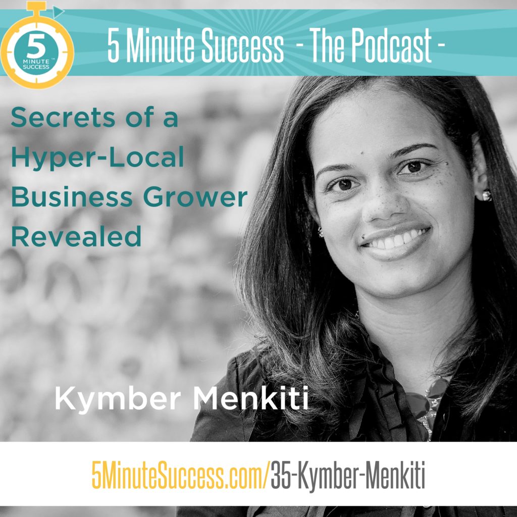 kymber menkiti 5 minute success