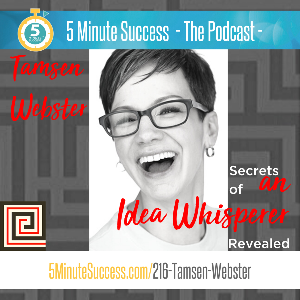 tamsen webster 5 minute success