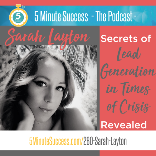 sarah layton 5 minute success